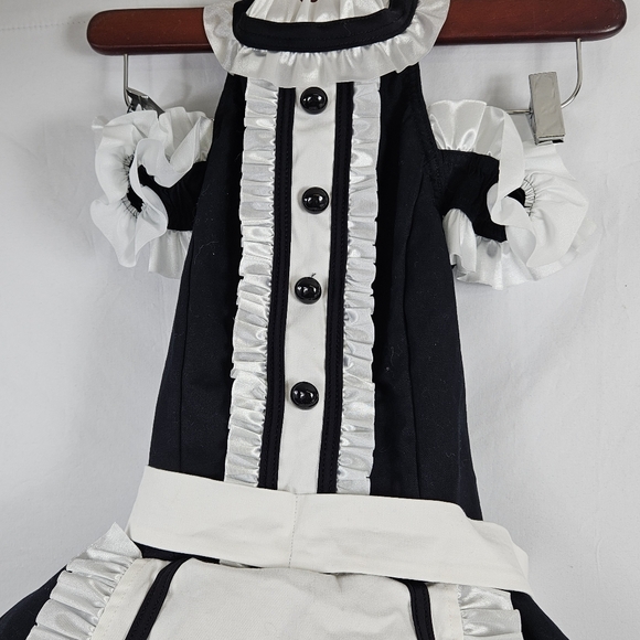 Weissman- The maid costume inspired by Beasts Claudette size MC medium 10/12 EUC - Picture 9 of 16